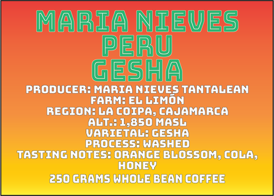 Peru: Maria Nieves - GESHA
