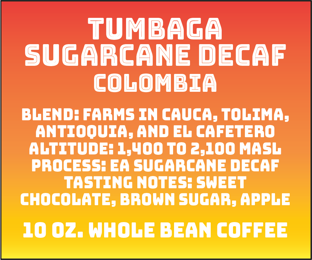 Colombia: Tumbaga Sugarcane Decaf